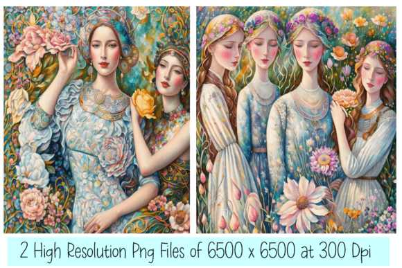 Brides & Bridesmaids: Wedding Art for Every Project