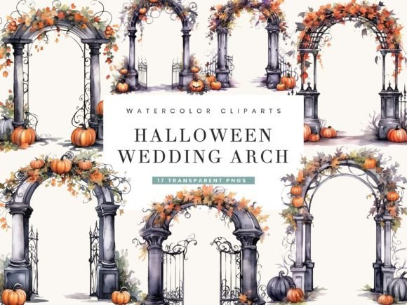 Designing Your Spooky Nuptials: A Clipart Collection