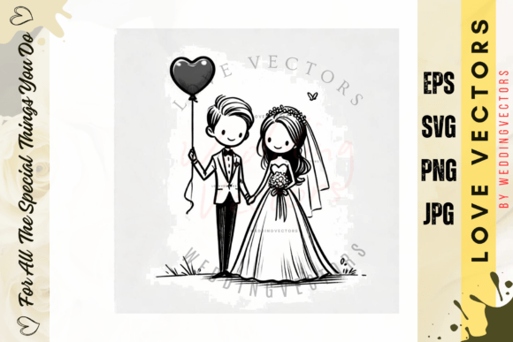 Dreamy Watercolor Wedding Graphics: Ethereal Vectors for Timeless Romance