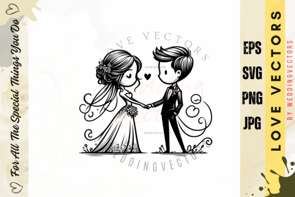 Timeless Romance: Crafting Designs with Wedding Vectors