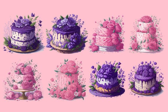 Wedding Floral_cake: A Delicate Display Font for Romantic Designs