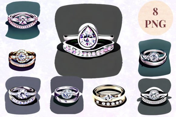 Wedding Ring 68 Clipart PNG: A Versatile Asset for Designers and Entrepreneurs
