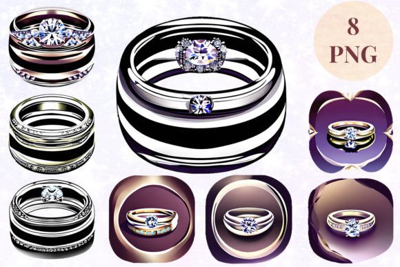 Wedding Ring 73 Clipart PNG: Instant Elegance for Your Projects